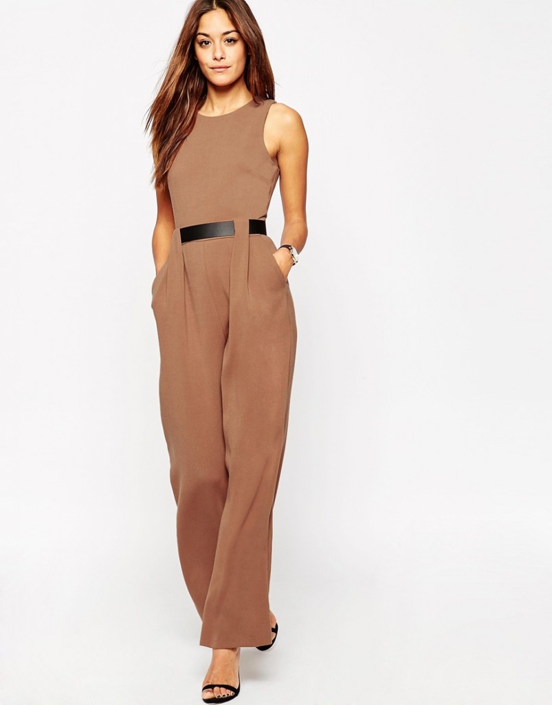 belted jumpsuit