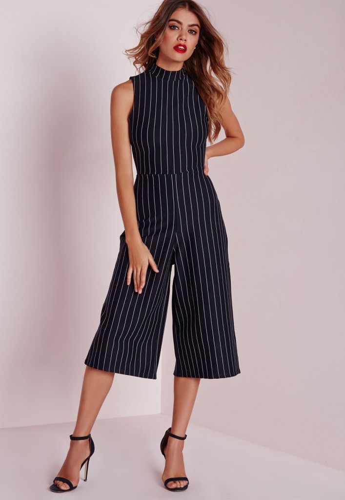 pinstripe jumpsuit