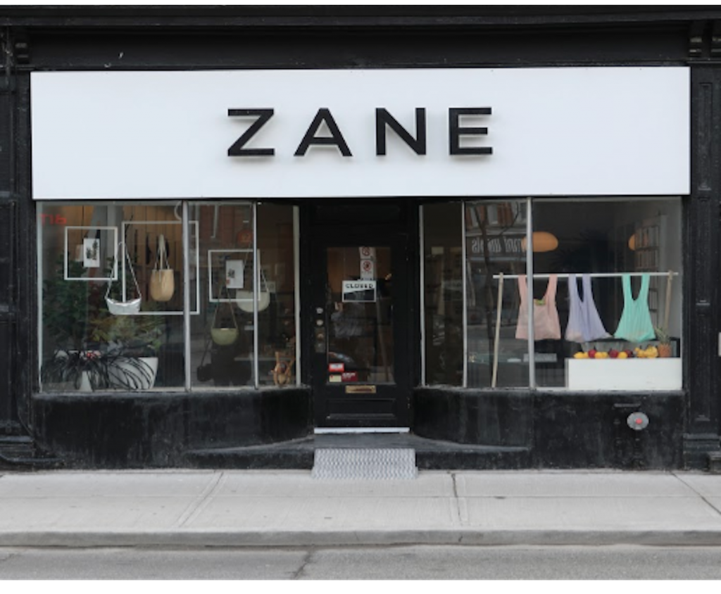 1. ZANE Store Front