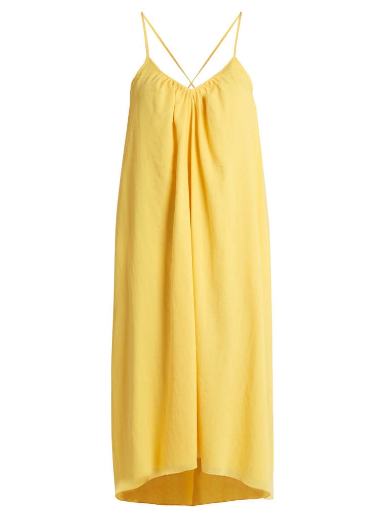 7.Yellow Slip Dress