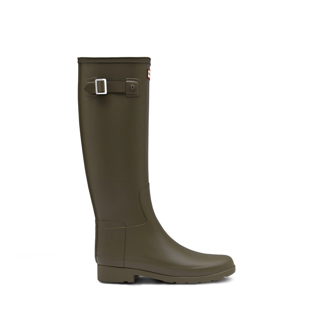 Style Nine To Five_Rain Boots For April Showers_Hunter Green Talll Refined