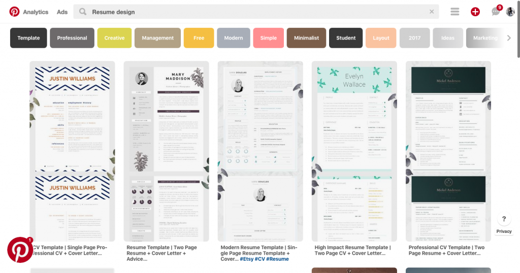 Style Nine To Five_Resume Spring Cleaning_Pinterest Design