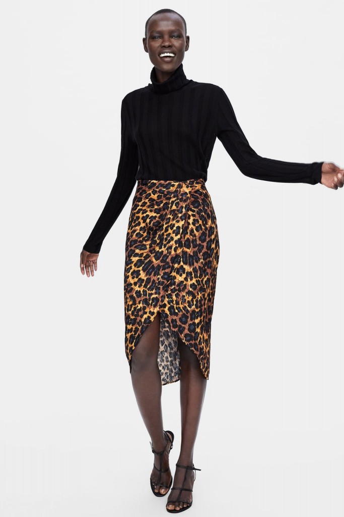 Leopard Print Skirt