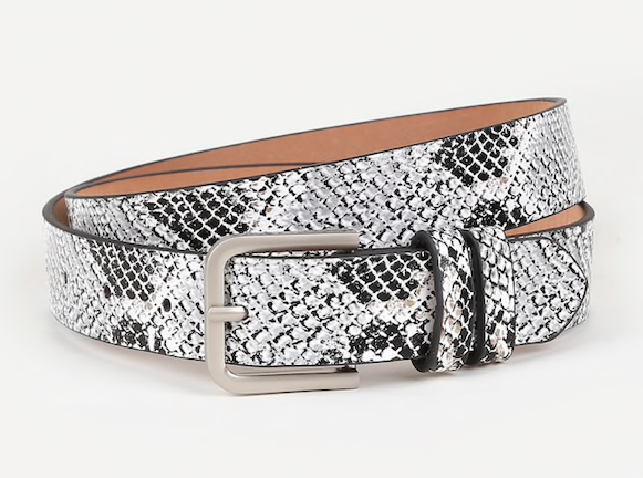 snakeskin belt