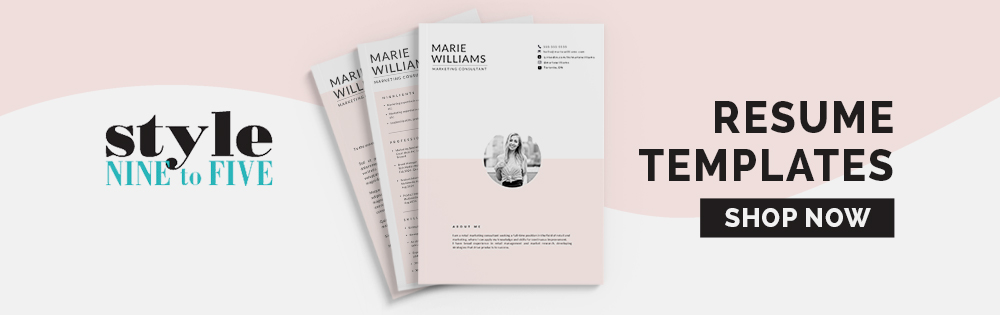 Resume Template - Style Nine to Five