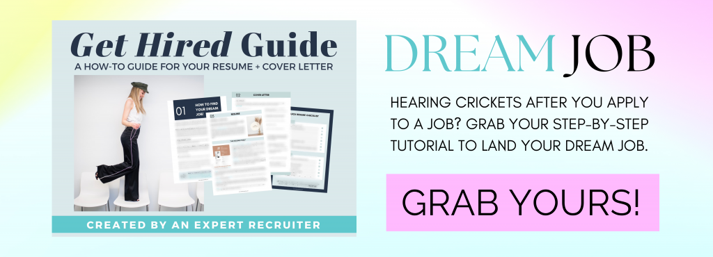 Get Your Dream Job Guide - Style Nine to Five